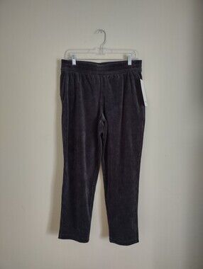Scuba Mid-Rise Straight-Leg Pant 7/8 Length Velvet Cord